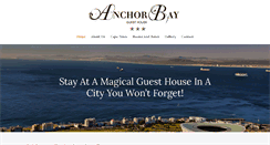 Desktop Screenshot of anchorbayguesthouse.com