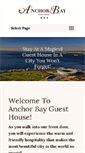Mobile Screenshot of anchorbayguesthouse.com
